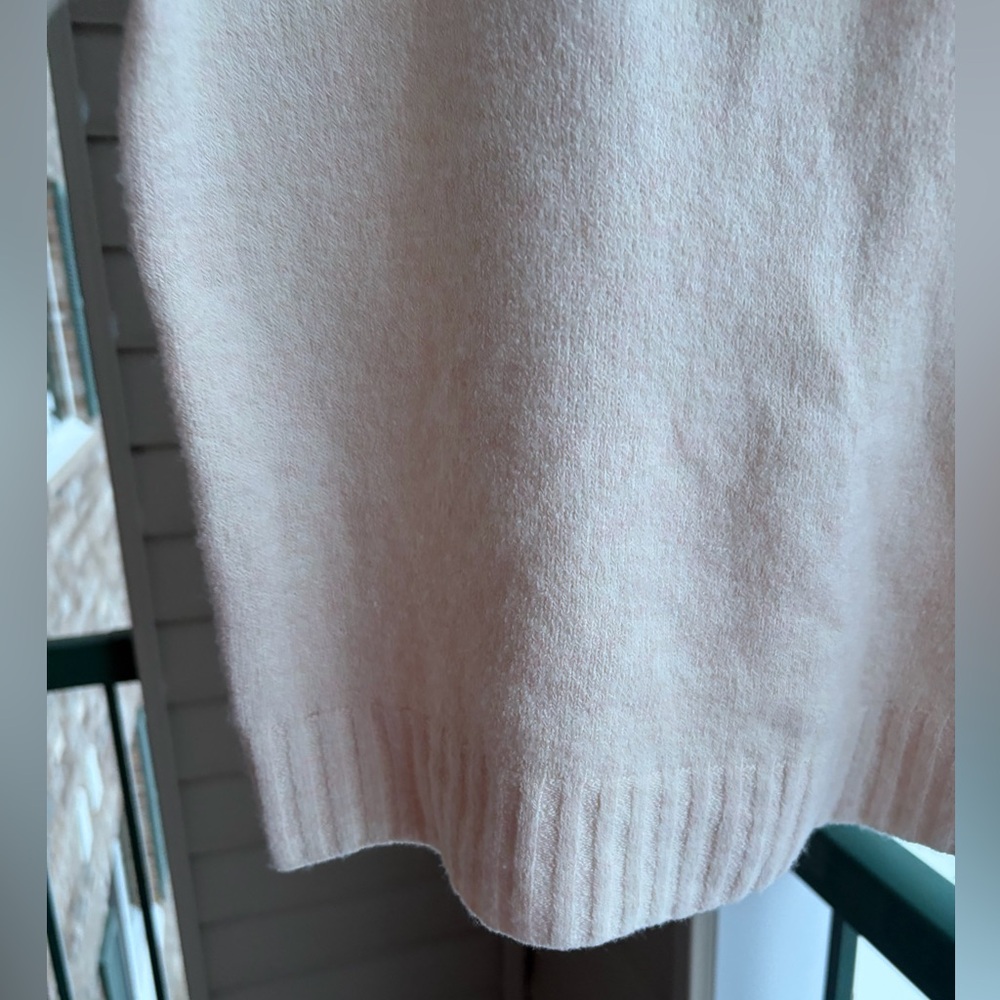 🆕 French Connection Cream Knit Polo Sweater Button Front Soft Stretchy Size S - Picture 10 of 15